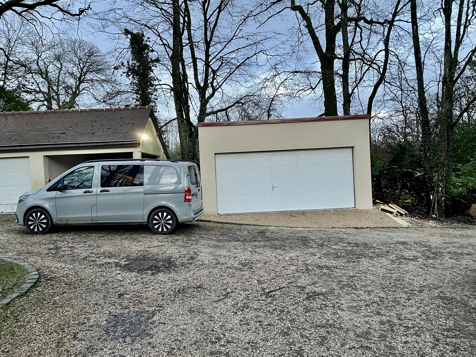 porte de garage particulier automatique avec porte intégrée Val-de-Marne (94)